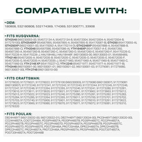 UDC Mower Belts 89 inch length label for precise fit