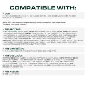 UDC Mower Belts 954-0241A compatibility close-up, durable wear resistance.