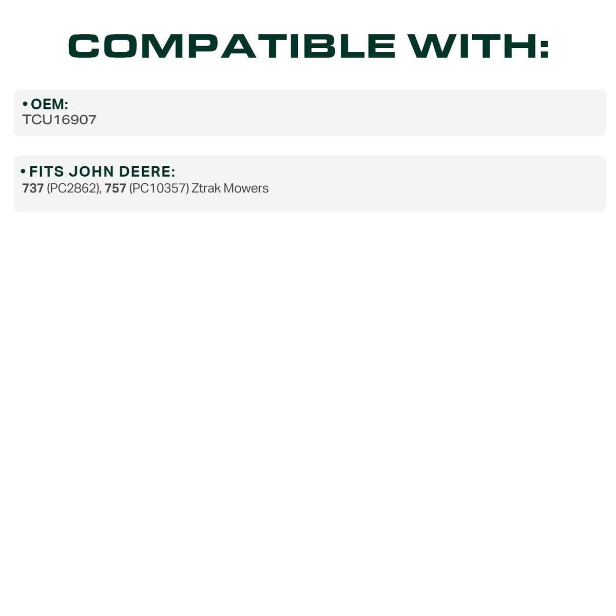 UDC Mower Belts aramid cord close-up demonstrates wear resistance and durability