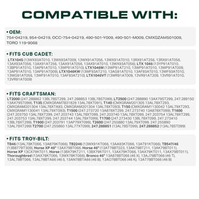Aramid cord construction of UDC Mower Belts highlighting strength.
