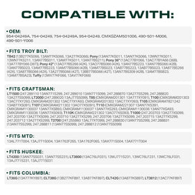 Aramid cord construction on UDC Mower Belts highlights strength and durability.