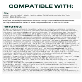 UDC Mower Belts aramid cord core detail for durability