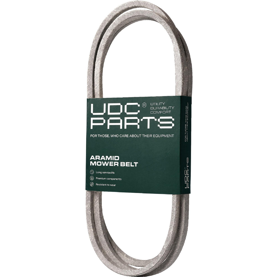 UDC Mower Belts aramid-cord deck belt 108in for durable lawn mower performance.