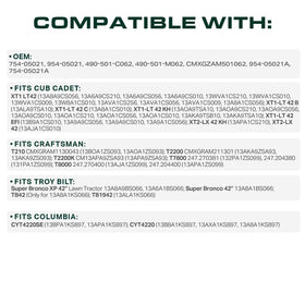 UDC 954-05021 belt for Craftsman T210 ensures smooth deck operation.