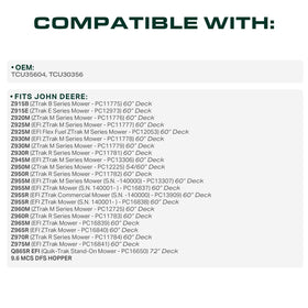 UDC Mower Belts TCU35604 two-layer wrap visible for durable flexibility.