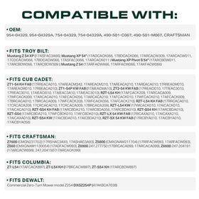 UDC Mower Belts 954-04329A, aramid cord deck belt, durable performance.