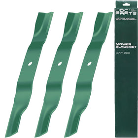 UDC Parts 04771200 mower blades demonstrate installation ease for quick setup