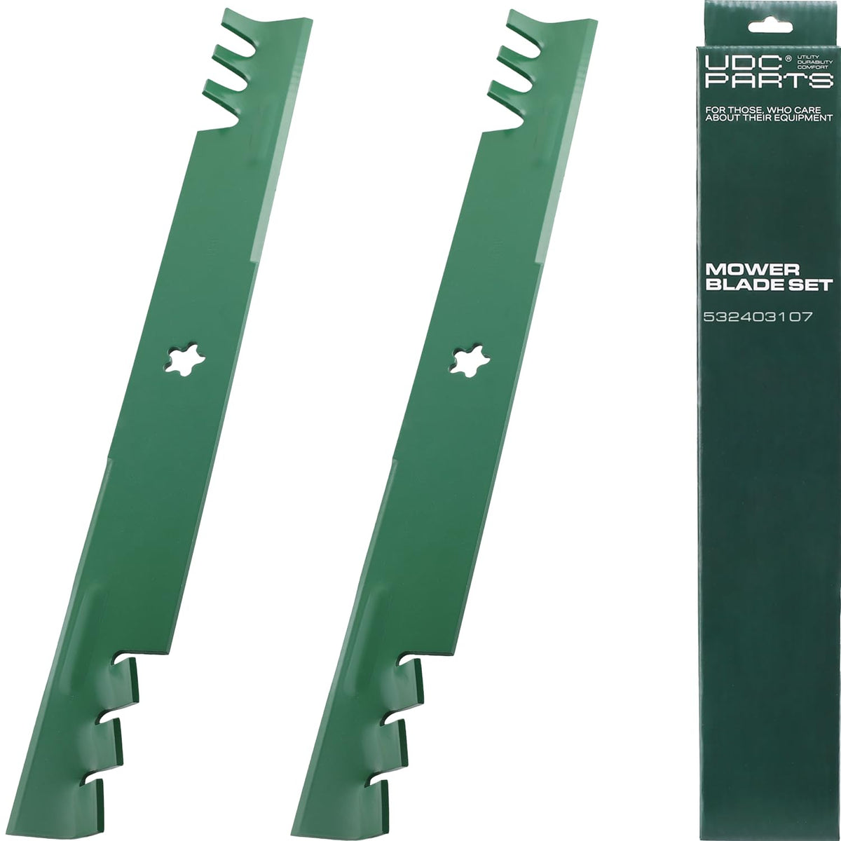 UDC Parts 403107/405380 blade assembly ready for 46-inch mowers