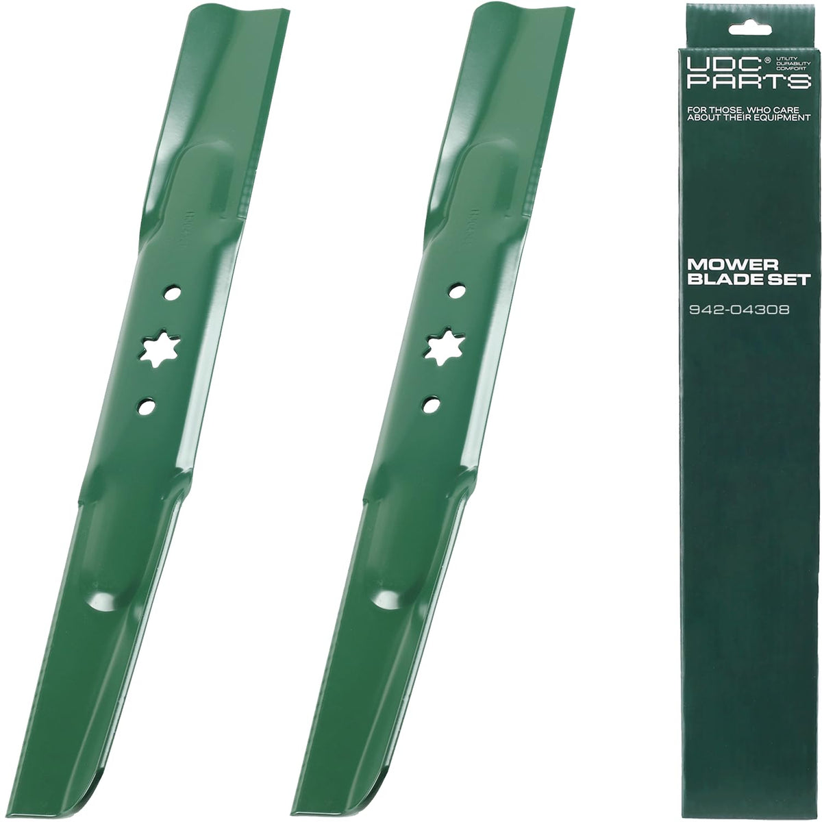 UDC Parts 942-04308 blade with 6-point star mounting for Cub Cadet 42 inch decks