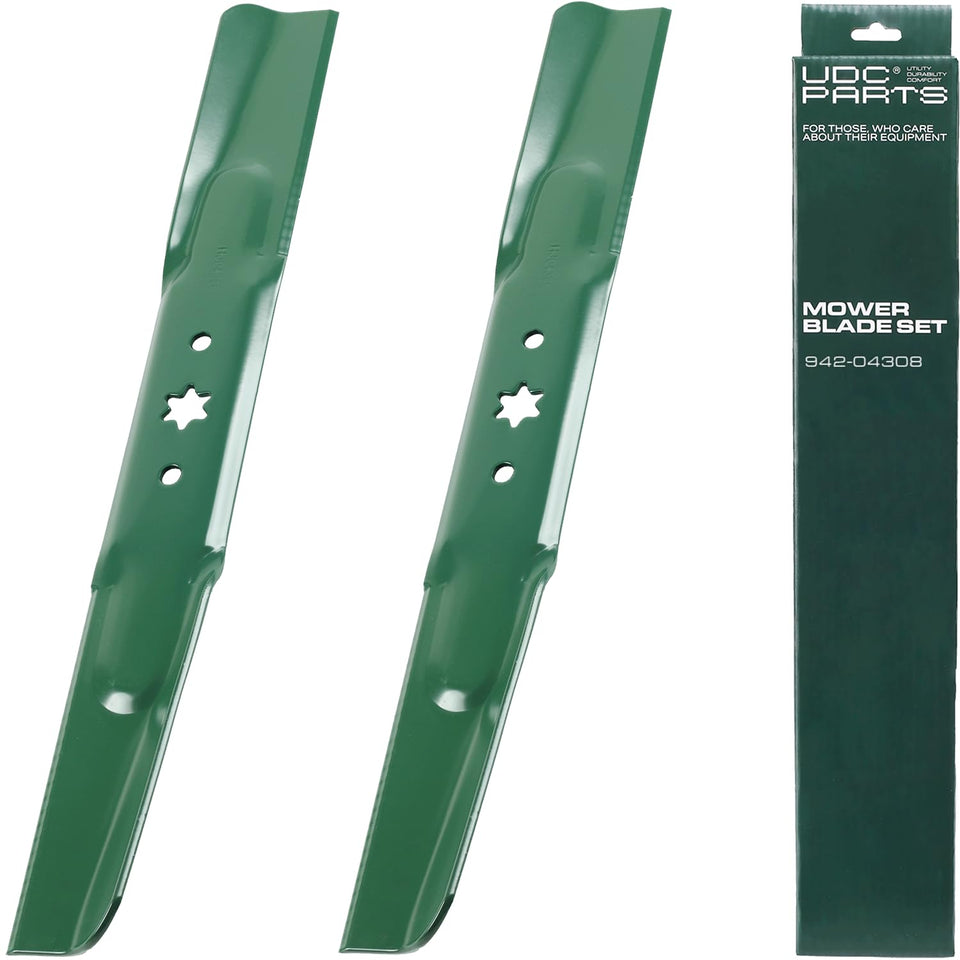 UDC Parts 942-04308 blade with 6-point star mounting for Cub Cadet 42 inch decks