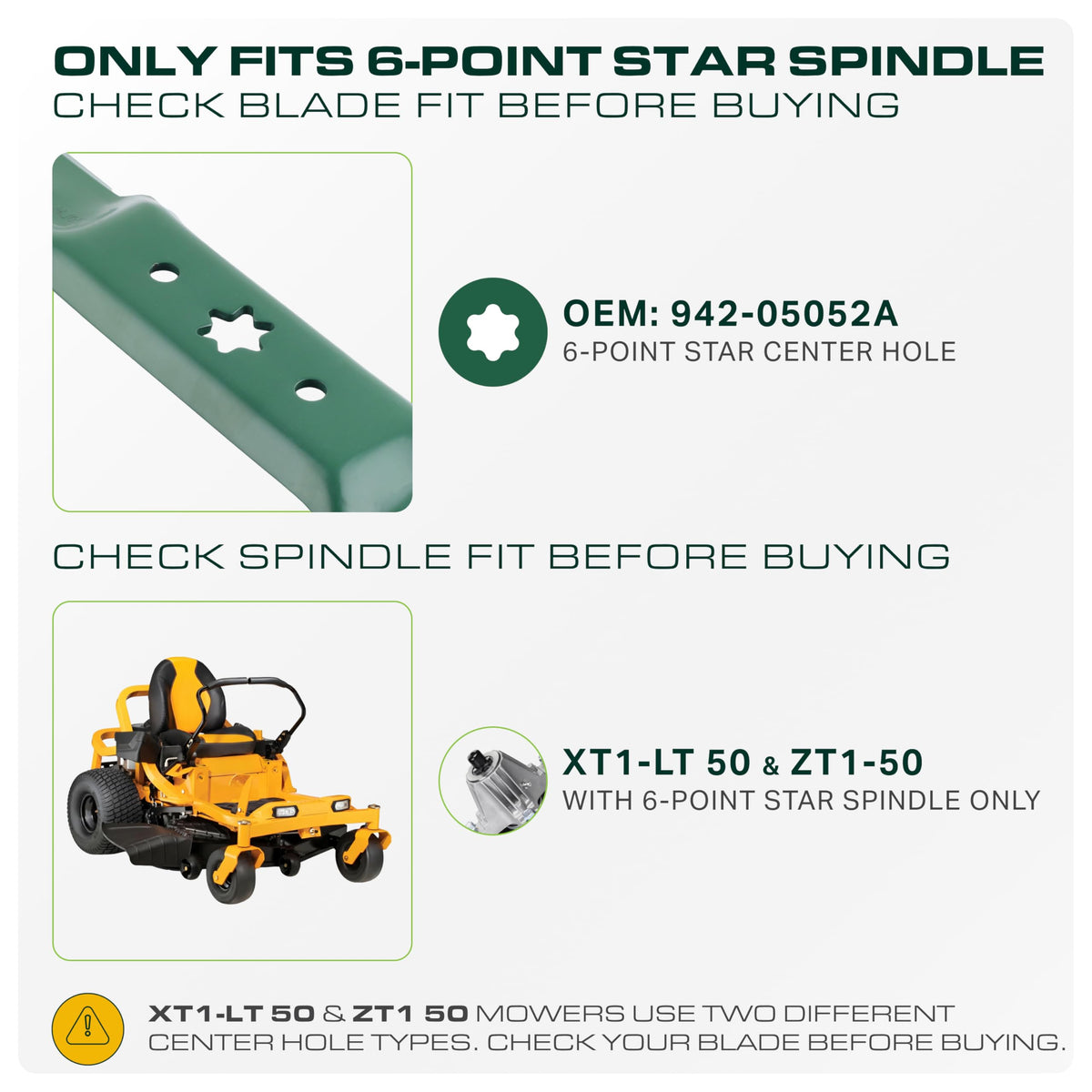 UDC Parts 942-05052A installation ease illustrating quick blade swap
