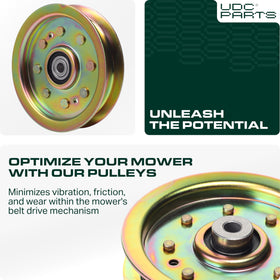 UDC Parts durable materials image shows long-lasting performance for lawn care.