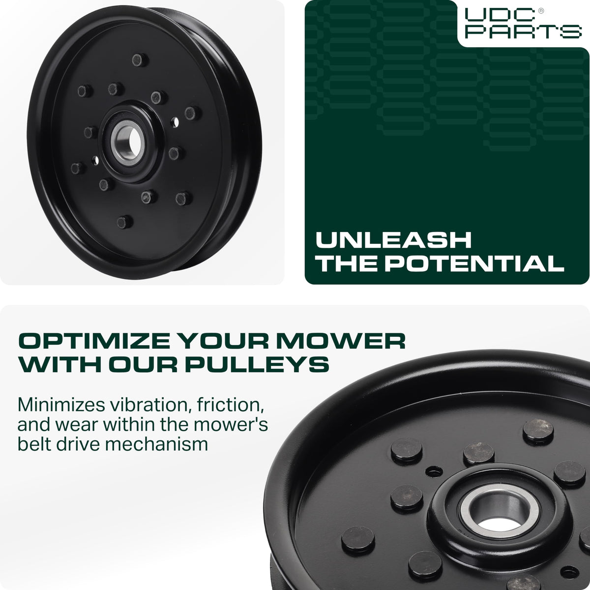 UDC Parts AM121602 idler pulley for Z-series maintains consistent performance.