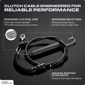 UDC Parts Craftsman T1000/T1100 blade engagement cable replacement.