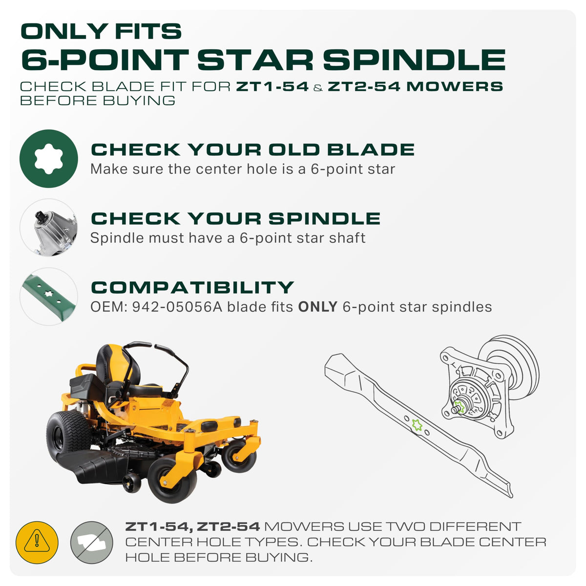 Enduro XT1-ST54 compatibility illustration showing accurate center-hole alignment.