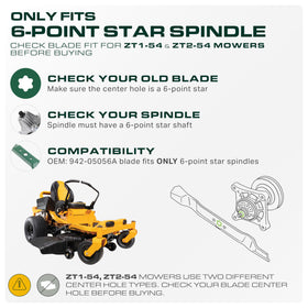 Enduro XT1-ST54 compatibility illustration showing accurate center-hole alignment.