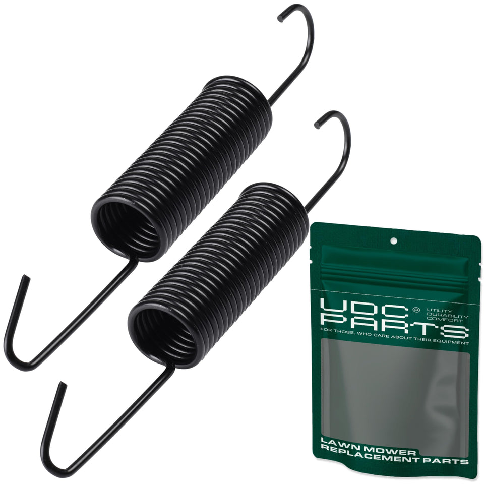 UDC Parts GX21582 tension spring 2-piece set for reliable mower deck tension.