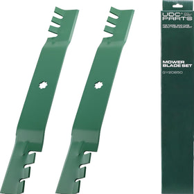 UDC Parts GY20850 42-inch mower blade front view with sharp edge for clean cuts