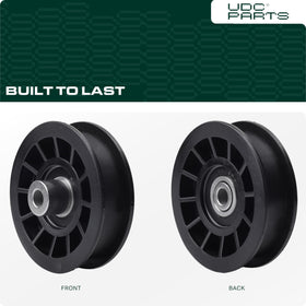 UDC Parts Husqvarna idler pulley for YTH series—compatible with multiple models.