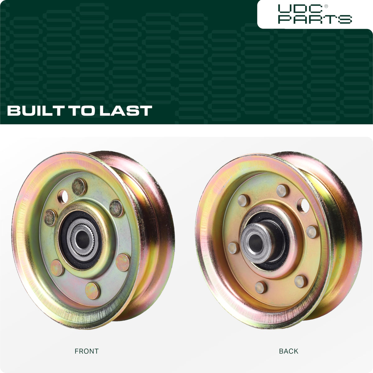 UDC Parts idler pulley inner diameter 3/8 inch for secure belt fit