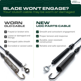 UDC Parts TB42 TB46 engagement cable supports reliable operation.