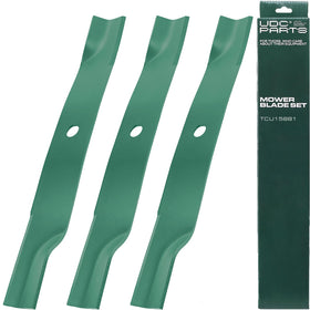 UDC Parts TCU15881 60-inch blade front view shows sturdy construction for durable mowing