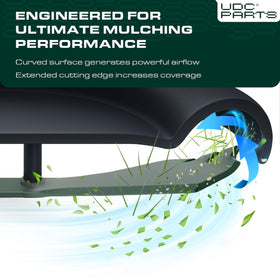 UDC Parts Toro 131-4547-03 blade in-bin shows durable steel for heavy mowing.