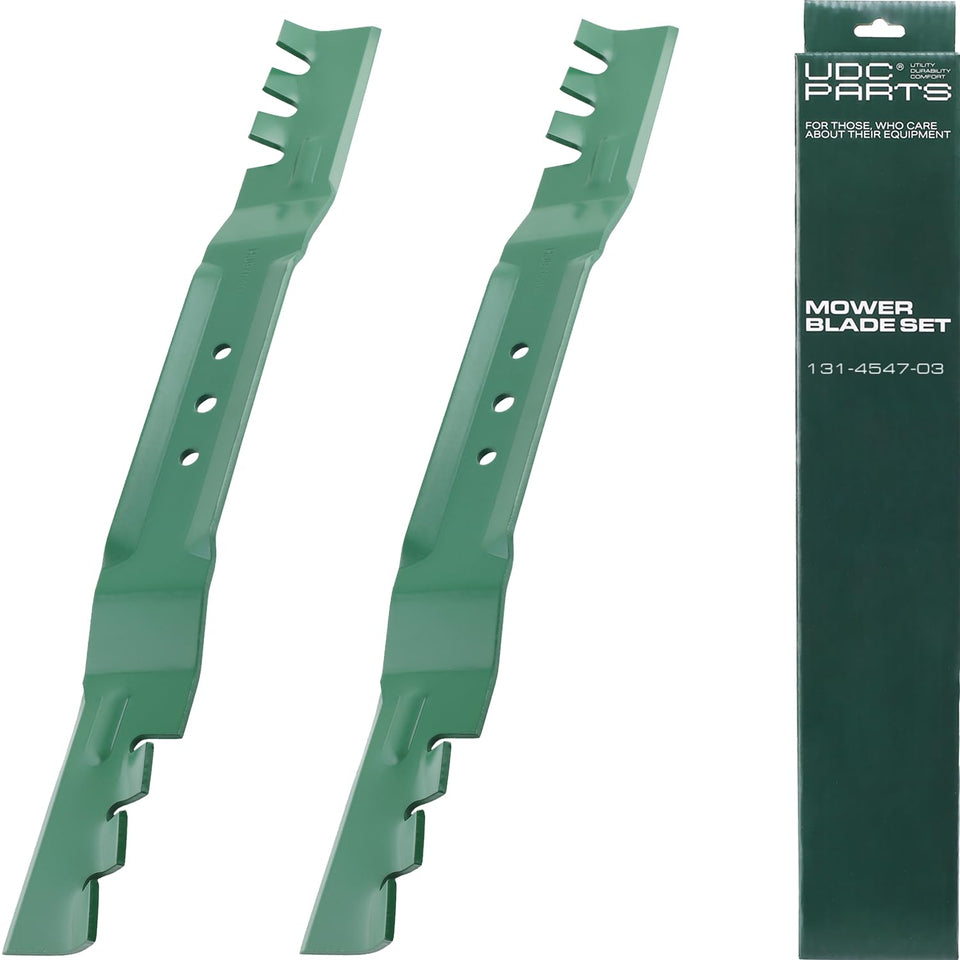 UDC Parts Toro 131-4547-03 blade front view shows durable steel for clean cuts.