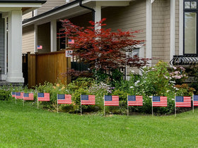 Uelfbaby garden decorative flags to brighten outdoor spaces