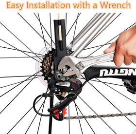 Uelfbaby flag system fits bikes, wheelchairs, strollers for versatile use.