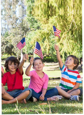 Uelfbaby reusable flags for memorials, ceremonies, and garden decor