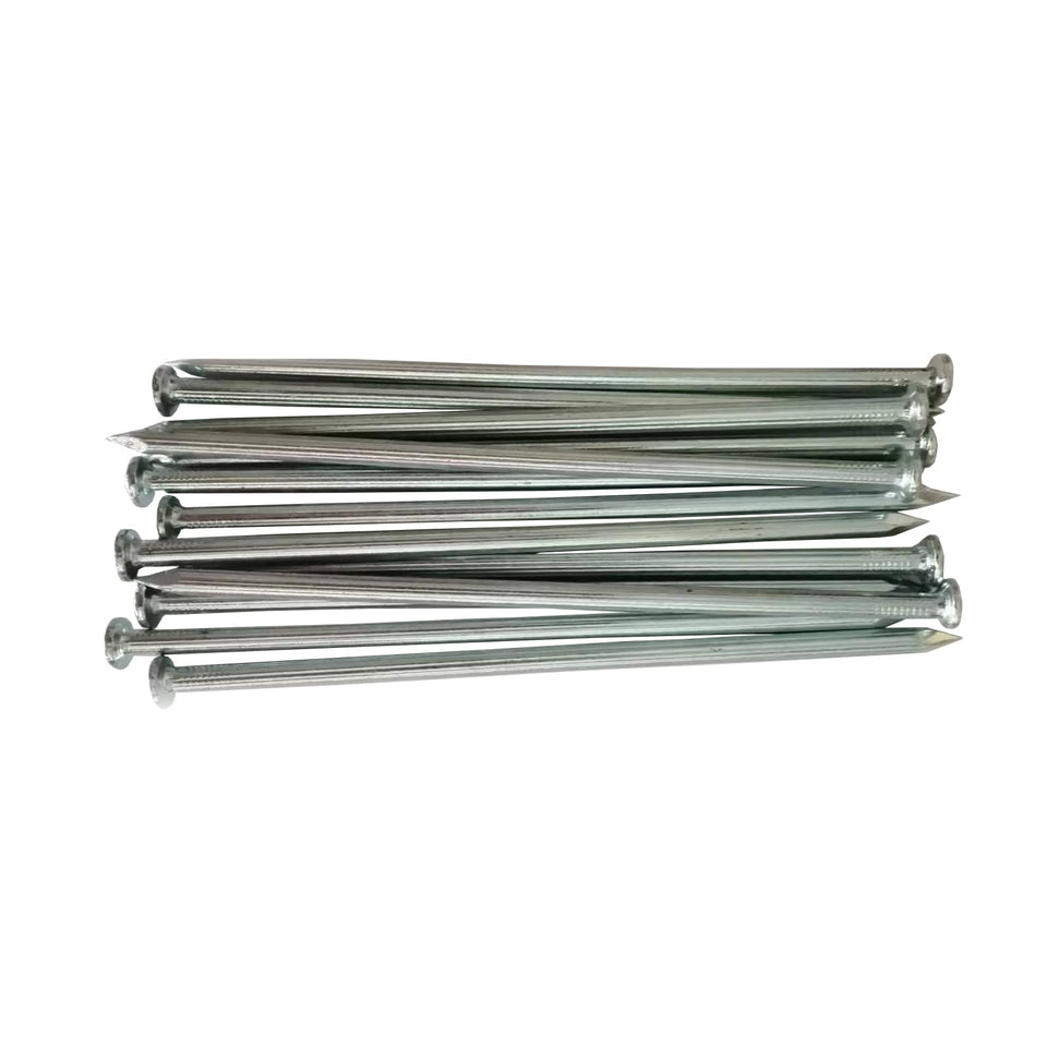 UEUORF metal stake with pointed tip for quick soil insertion.