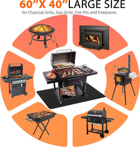 Uewpv Grill Mat folds for portable storage and transport.