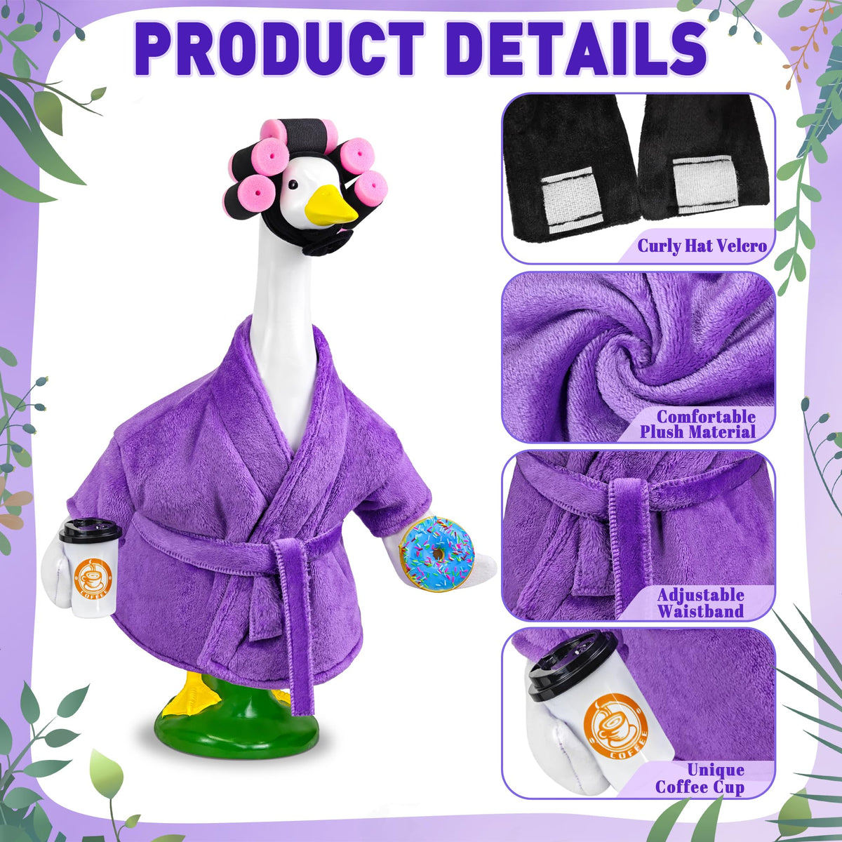 Ueyben Goose Outfit curler accessory for whimsical styling
