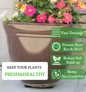 UFelice EPDM rubber pot risers deliver durable, reliable support under heavy pots