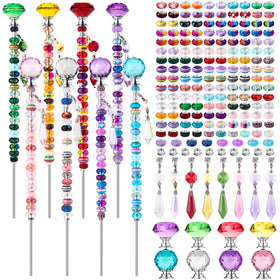 UFU 192-piece fairy wand kit parts for customizable garden decor and crafts.