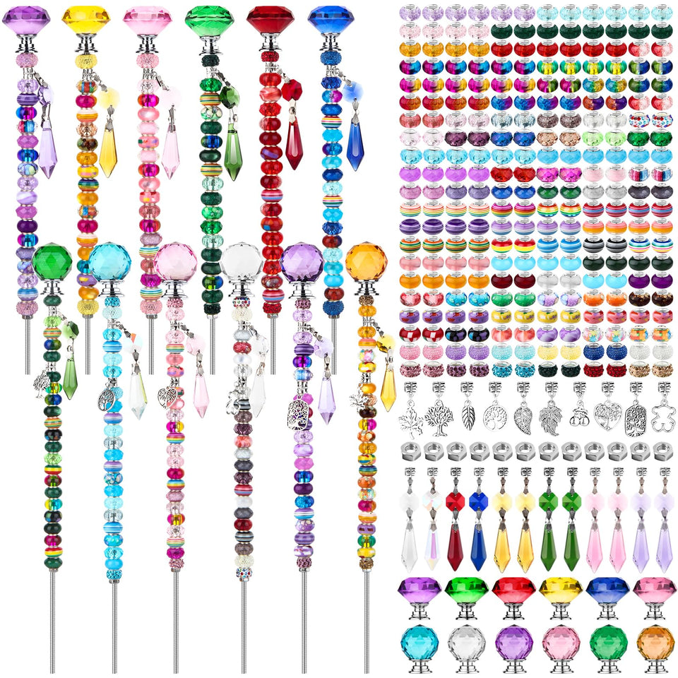 UFU 310Pcs fairy wand kit 10-inch stake for customizable outdoor decor