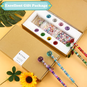 UFU large-hole beads in vibrant colors for creative beadwork and decor.