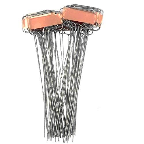 Ugold metal plant markers with stainless stakes for long-lasting labeling