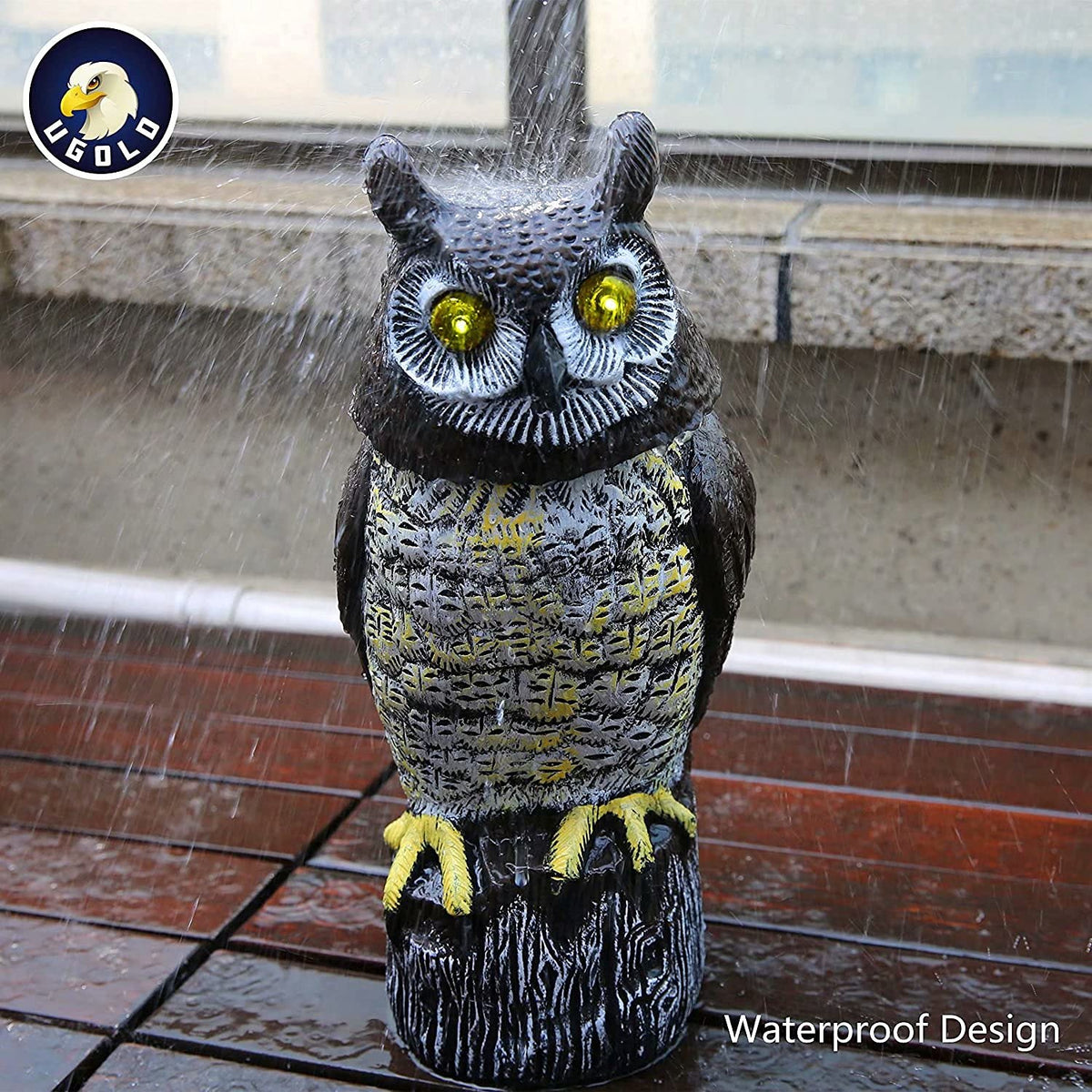 Ugold owl in silent mode for quiet evenings without hoots
