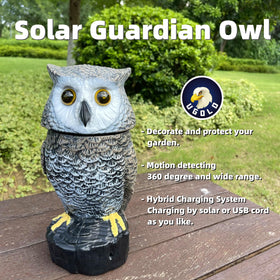 Ugold Solar Owl silent mode keeps evenings peaceful.