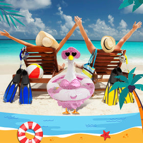 UGRASEA Porch Goose Outfit heart sunglasses for sunny garden vibe