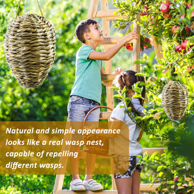 Ugyan garden or orchard placements help deter nesting near home exteriors.