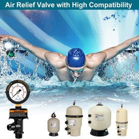 Uharbour easy-install relief valve simplifies pool maintenance.