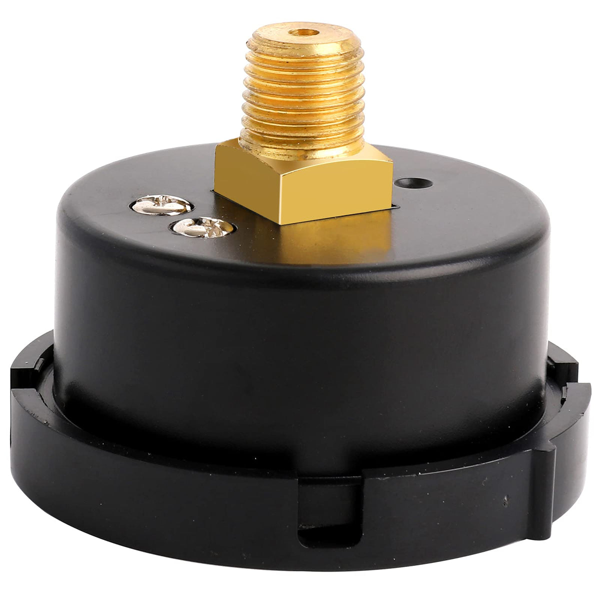 Protective case on the gauge with a clear front mark for adjustments