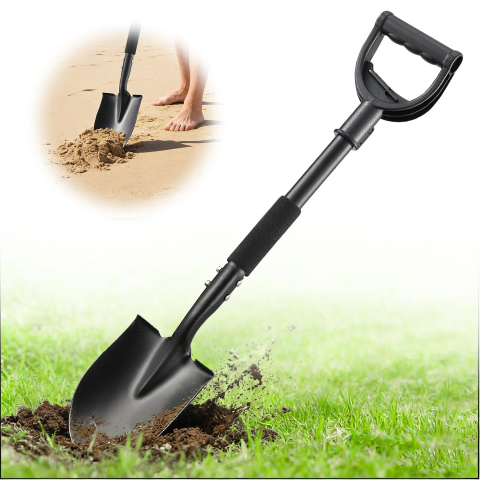UIABOPZ garden shovel 31in with D-handle for easy planting and digging tasks.