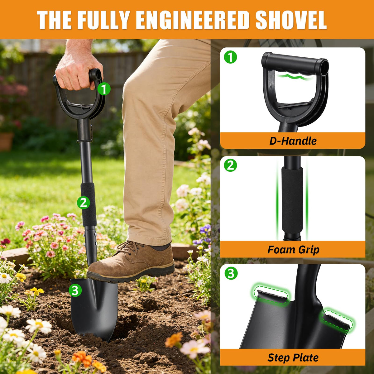 UIABOPZ step plate enables deeper digs with foot pressure.