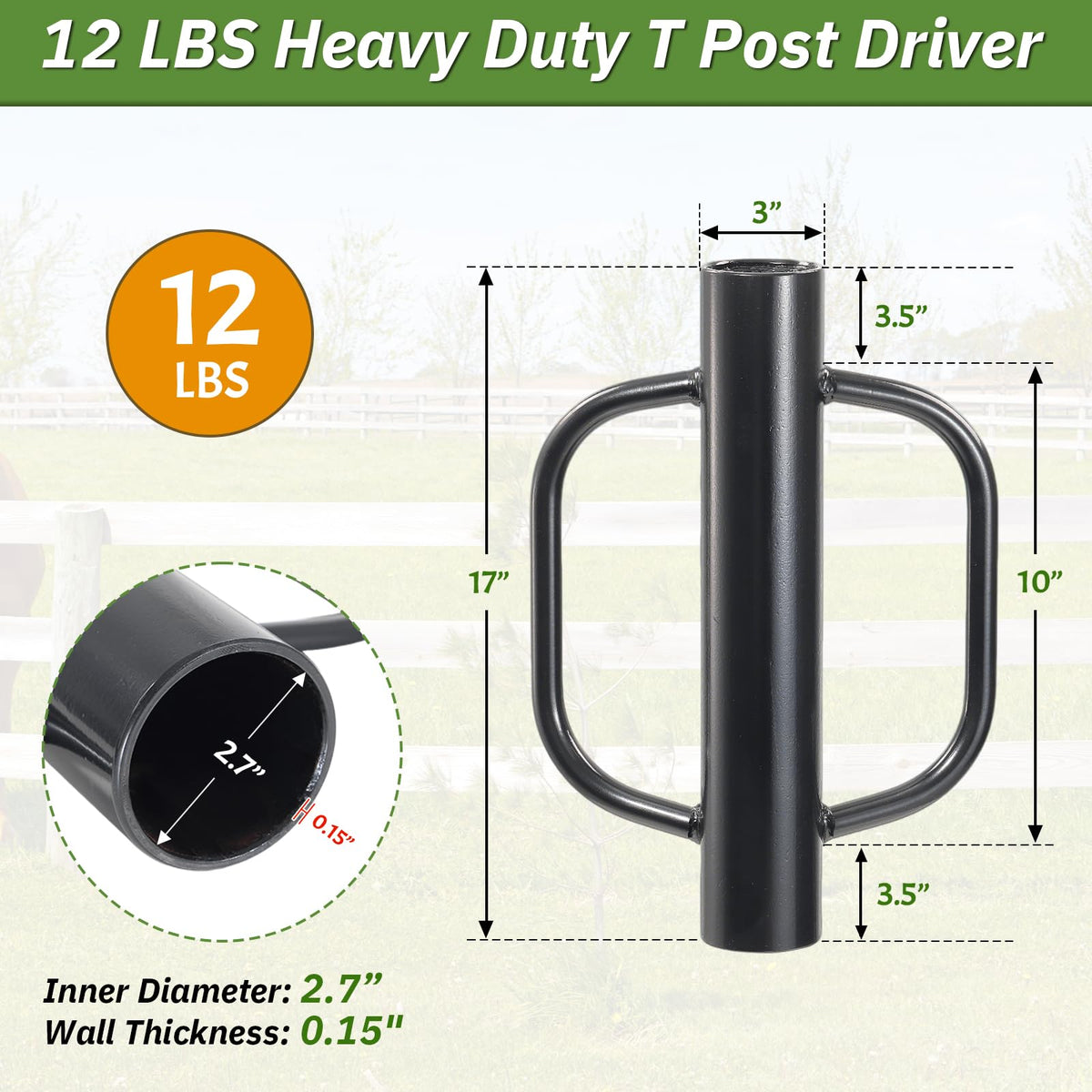 UIABOPZ 32 inch extension provides greater driving force for tough ground