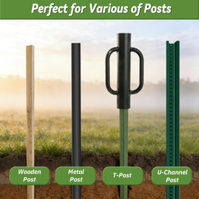 UIABOPZ post driver fits over posts for versatile installation across materials
