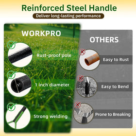 UIABOPZ Thatch Rake with anti-corrosion finish for long outdoor life